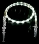 Zebra Smoke Silicone Hose With Led White