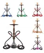 Zebra Absolute Large Hookah Two Hose