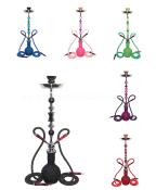 Zebra Bubu Large Hookah Two Hose