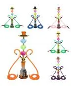 Zebra Smoke Beach Hookah Two Hose