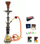 Handmade Stainless Steel Hookah Set (19-Piece)