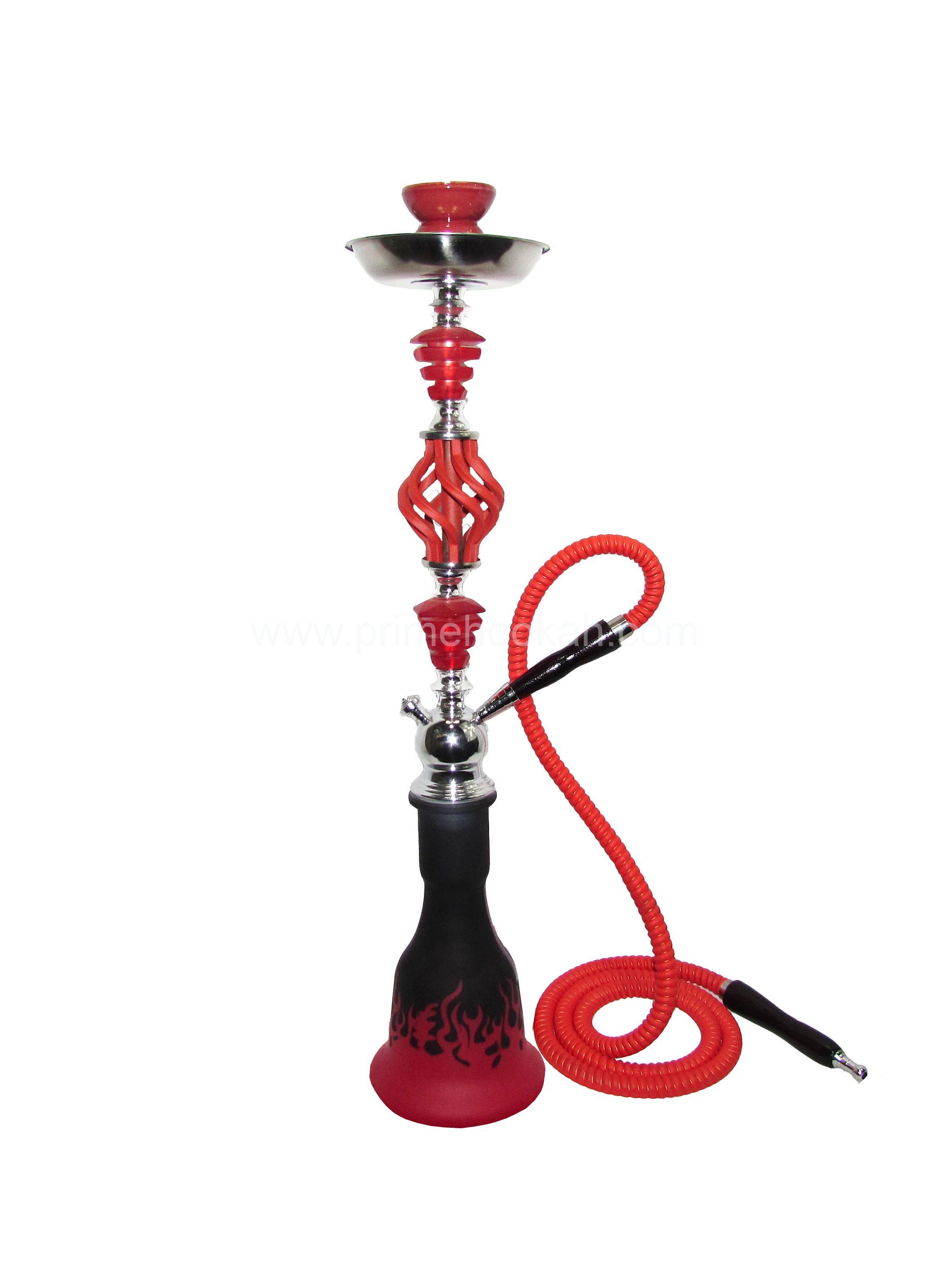 Zebra Smoke Freddy Hookah 2 Hose Hookah 24 Tall