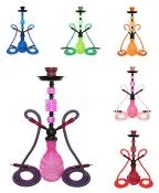 Zebra Smoke Kim Hookah Two Hose