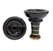 Egyptian Phunnel Pharo Black Hookah Clay Bowl