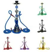 Zebra Smoke Threesome Hookah