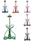 Zebra Star Large Hookah Two Hose