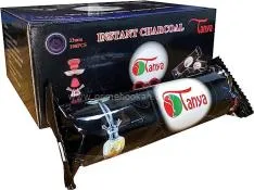 Tanya Instant Hookah Coals 33mm - (100 Pieces)