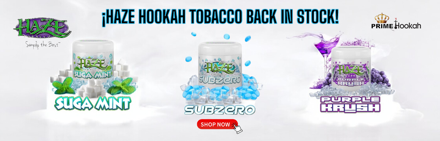 HAZE HOOKAH TOBACCO BANNER